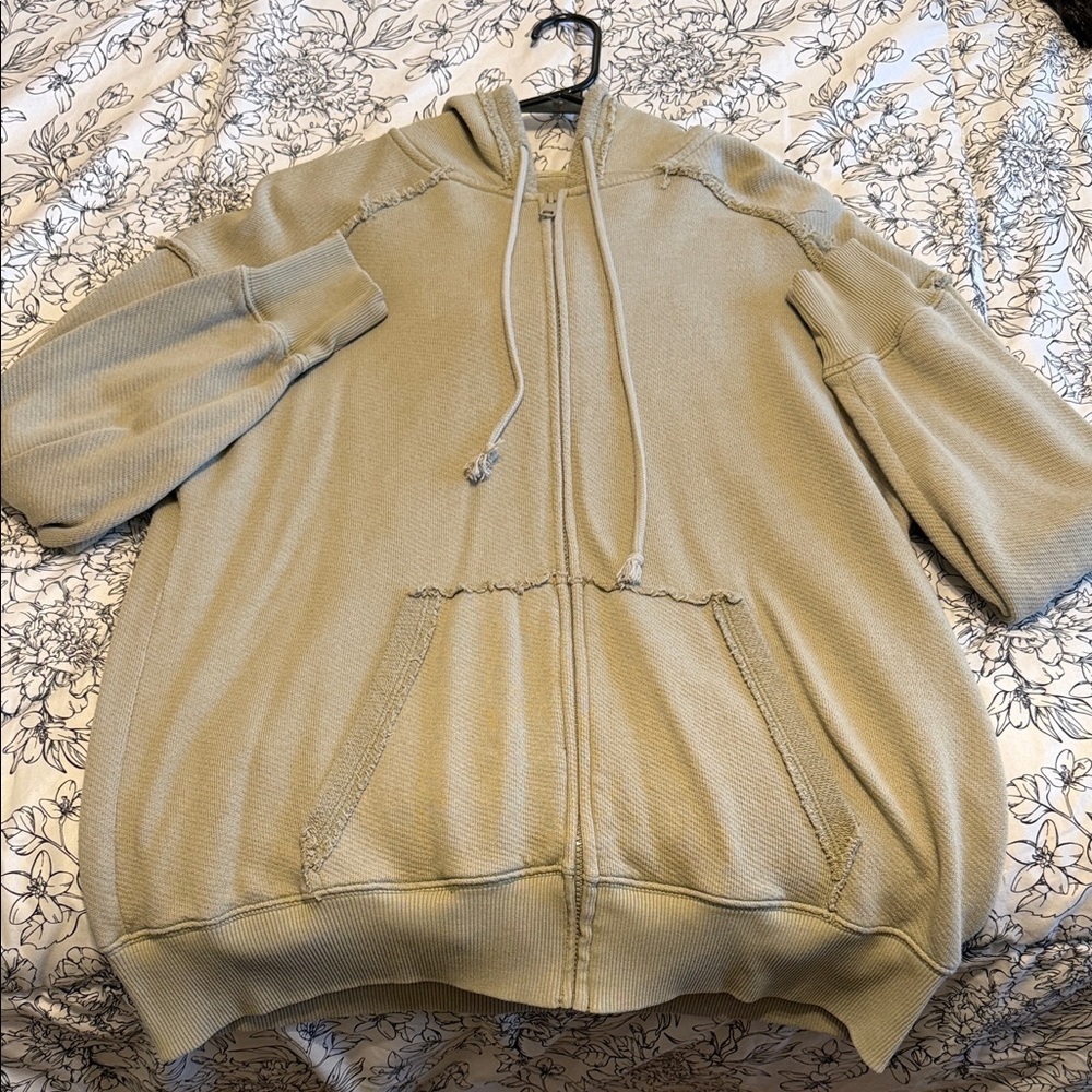American Eagle Outfitters Olive Green Hoodie